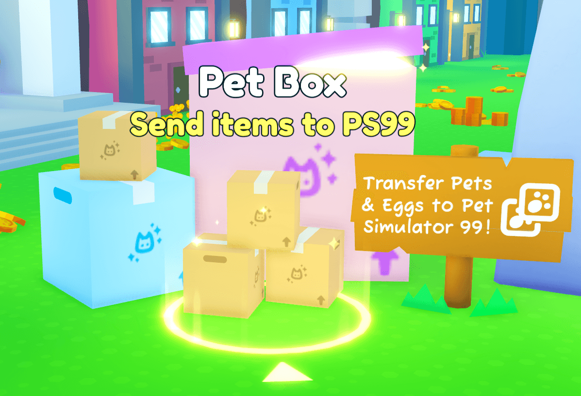 PET SIMULATOR 99 - PS99 - ROBLOX - GEMS - PETS - HUGES - CHEAP AND